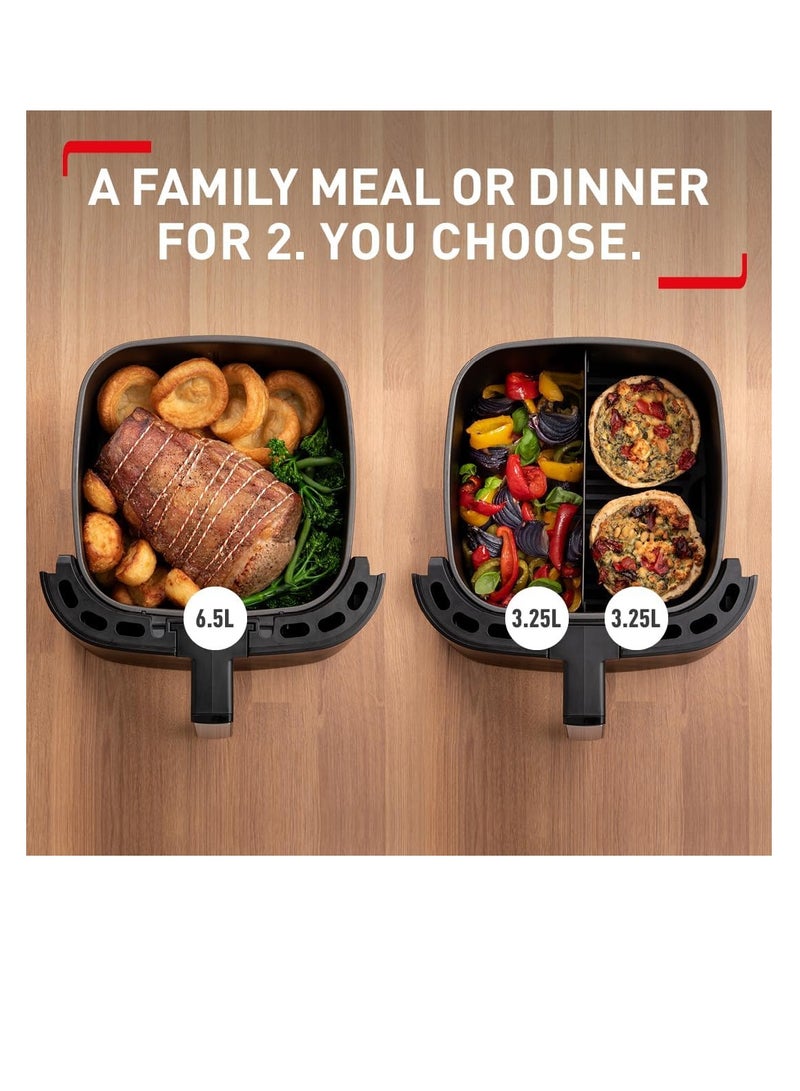 Tefal Air Fryer|Easy Fry & Grill 2-in-1 Air-Fryer and Grill| XXL Capacity|Flexcook Divider for Dual Cooking|Healthy Cooking|8 Automatic Programs|6.5 L Capacity|2 Years Warranty 6.5 L 1830 W EY801827 Black - Image 4