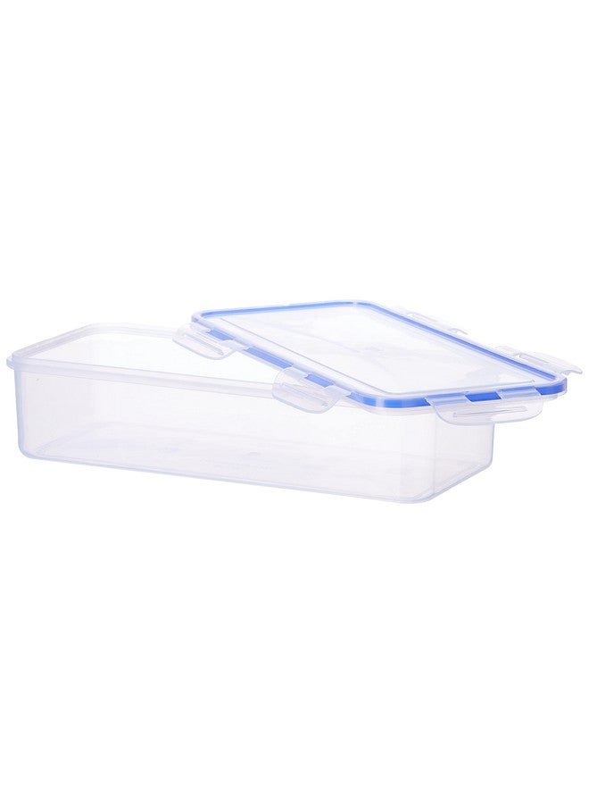 Aristo Aristo Lock & Fresh 332 Plastic Storage Container For Storing grains, pulses, rice, wheat etc- 2200 ML, Transparent Clear, large (32 x 15 x 8.5 cm) - Image 3