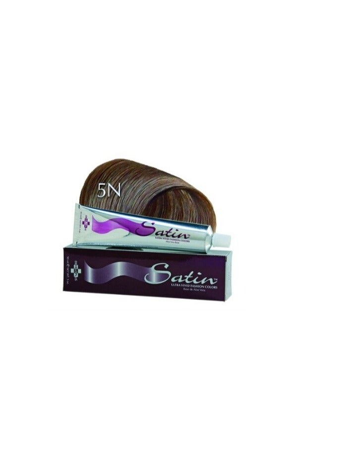 Developlus Satin Color #5N Light Brown 3 Ounce (88ml) (3 Pack)