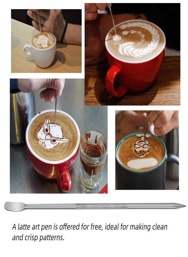 TooCust Stainless Steel Milk Frothing Pitcher - 20oz (600ml), Espresso Steaming Pitcher with Anti-scald Handle for Coffee, Cappuccino, Latte Art,Slilver - Image 5