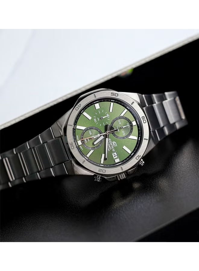 Casio Edifice Men's Watch - EFV-640DC-3AVUDF Green Dial - 44.3 Mm - Image 2