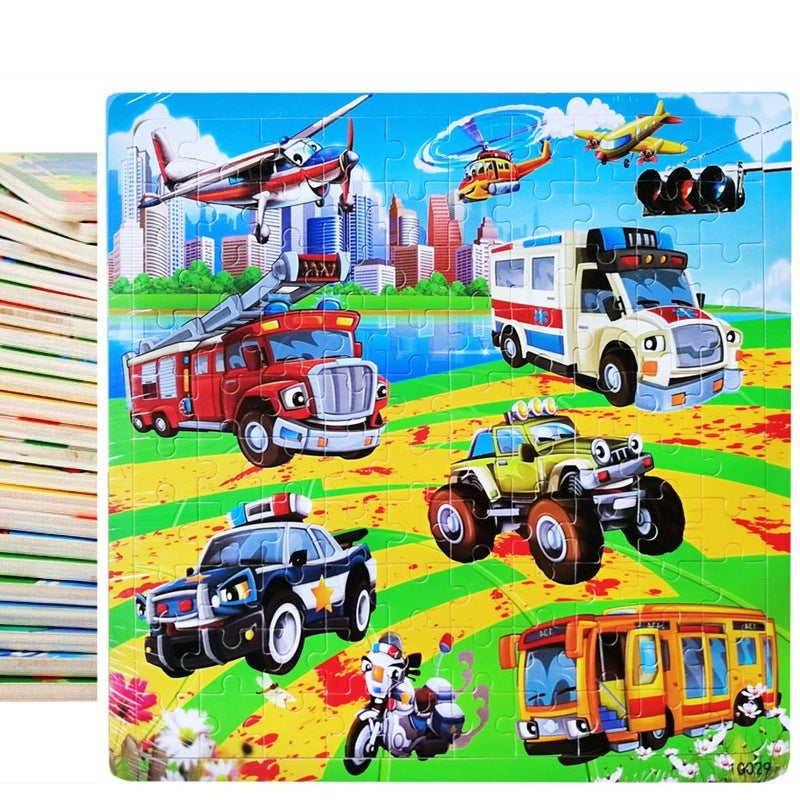 Factory 100 Pieces Of Wooden Puzzle Puzzle Children'S Early Education Educational Toys Selling - Image 2