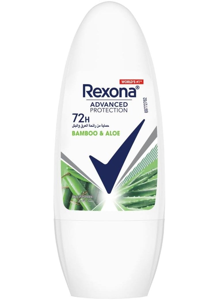Rexona - Rexona Women Antiperspirant Deodorant Bamboo Freeze Roll On 50Ml - Image 1