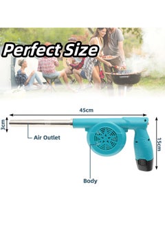 Wireless Fire Electric Air Blower With Rechargeable Battery And Speed Control Fan Blow Air Blower Outdoor Fire Tools for BBQ Camping Picnic - pzsku/Z0B00B0FFB506695815EEZ/45/_/1716558448/65be8153-bfd4-4659-b44d-6f2a9222146b