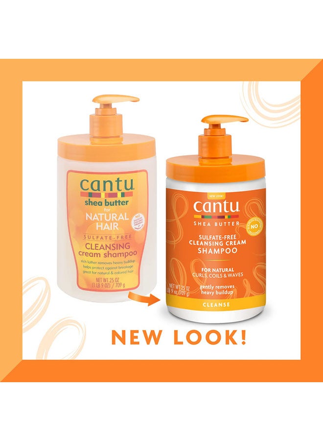 Cantu Natural Hair Cleansing Cream Shampoo Multicolour 709ml - Image 2