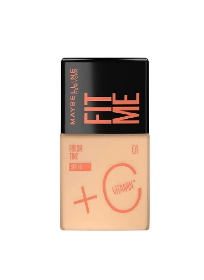 Maybelline New York Fit Me Fresh Tint - SPF50 Vitamin C - 01 - 30ML - pzsku/Z0B00EC19473EB79DB82BZ/45/_/1681050999/a0b33769-e76c-4a70-b6bc-dd54138258c8