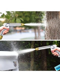 XiuWoo 15m Outdoor Hose Reel Box, Garden Easy to Install High-Pressure Water Gun Metal Car Wash Water Set for Car Patio Cleaning Yard Farm and Patio  - Image 2