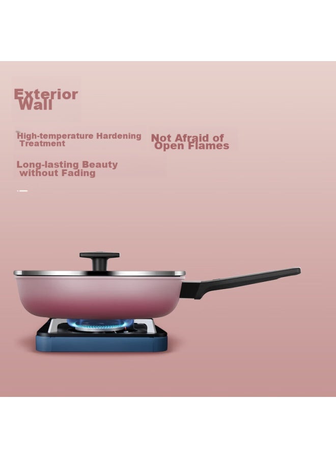 Wmf German Futenbao Non-stick Frying Pan, Flat Bottom Pan, Multi-functional Skillet For Home Use, Starry Sky Design, 26cm, Kitchen Essential - Image 1