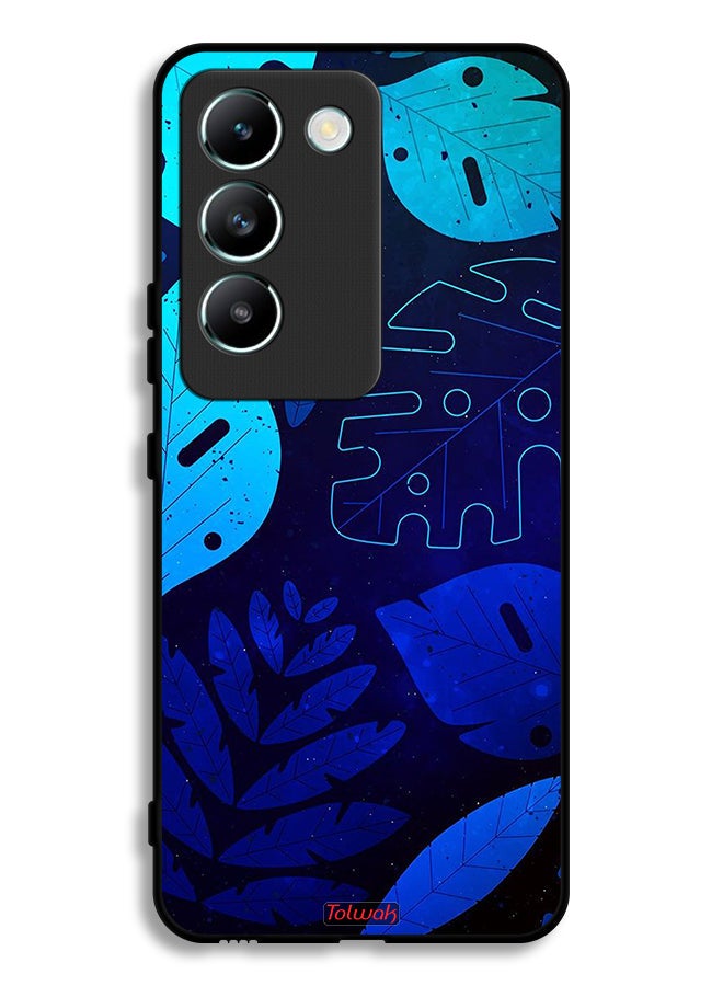 Tolwak Vivo Y100 4G Protective Case Cover Leaves Pattern - Image 1