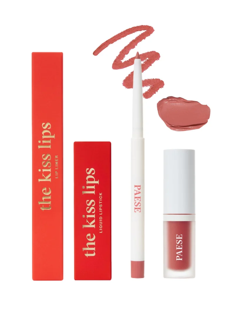 بيز مجموعة أحمر الشفاه كيس - 02 مرجاني طبيعي