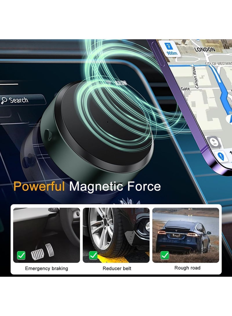 Magnetic Car Mobile Phone Holder,Vacuum Suction Phone Holder,Strong Grip,360° Rotation,Hands-Free Mount for Desk, Car, or Home - Image 2