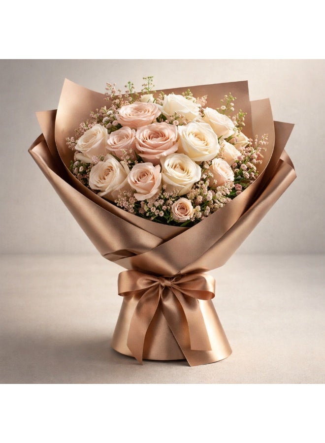 Si Bonne Premium Royal Rose Gold Gift Wrapping Paper 20 Sheets/Bag 58 x 58 cm - Image 2