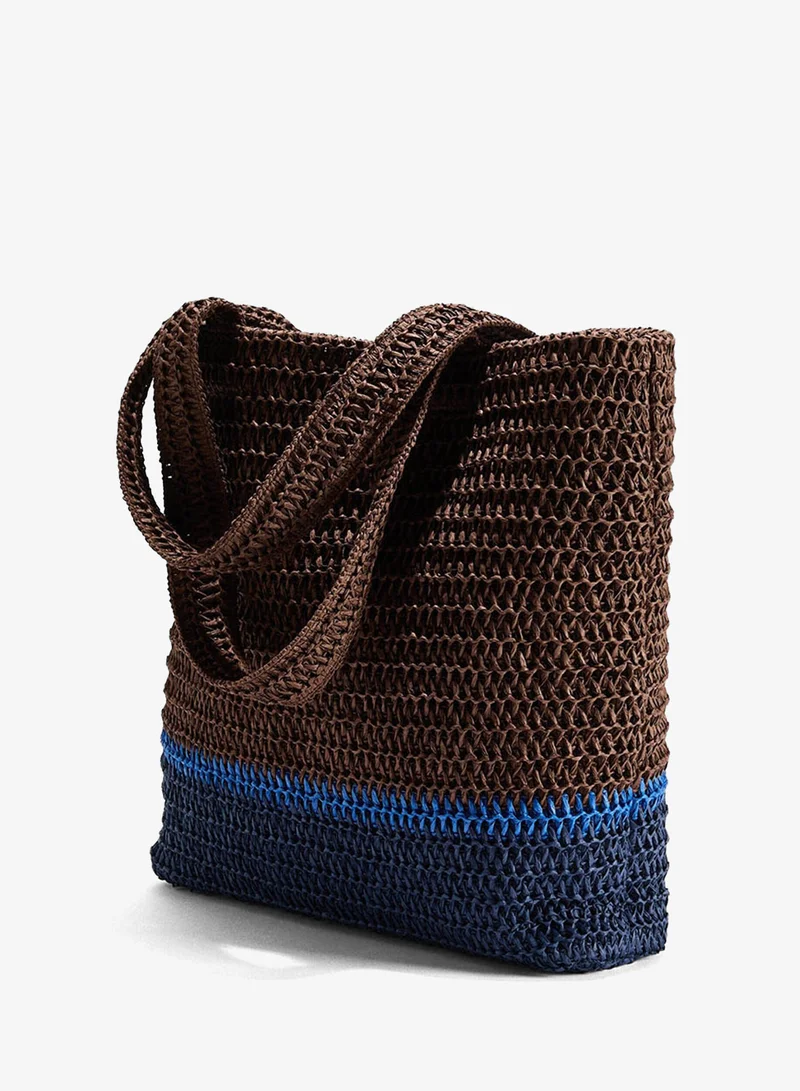 H&M Straw tote bag