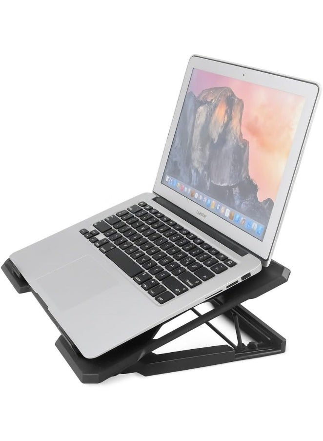 UTOPIA UC-300 Laptop Cooling Fan, 14cm Fan with LED Lighting, Dual USB Ports, 5 Height Settings, Compatible with Devices up to 17 inches - Image 2