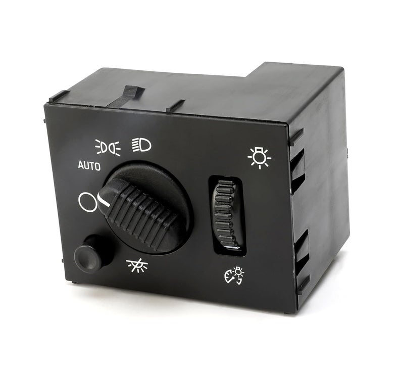 AA Ignition Headlight Instrument Panel Dimmer Dome Lamp Switch - Replaces D1595G, 19381535, 15194803, 1S8489 - Compatible with Chevy, GMC & Hummer Vehicles - Silverado, Avalanche, Suburban, Tahoe, Sierra, Yukon - Image 1