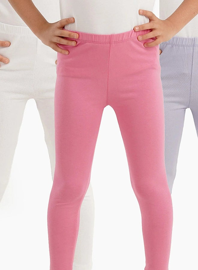 Carina Pack of 3 Girly Long Leggings - Image 1