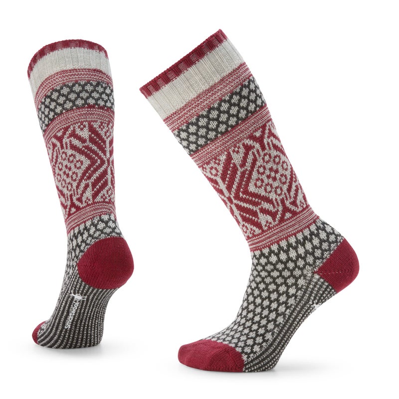 Smartwool Women's Everyday Popcorn Snowflake Pattern Crew Ash S - Image 1