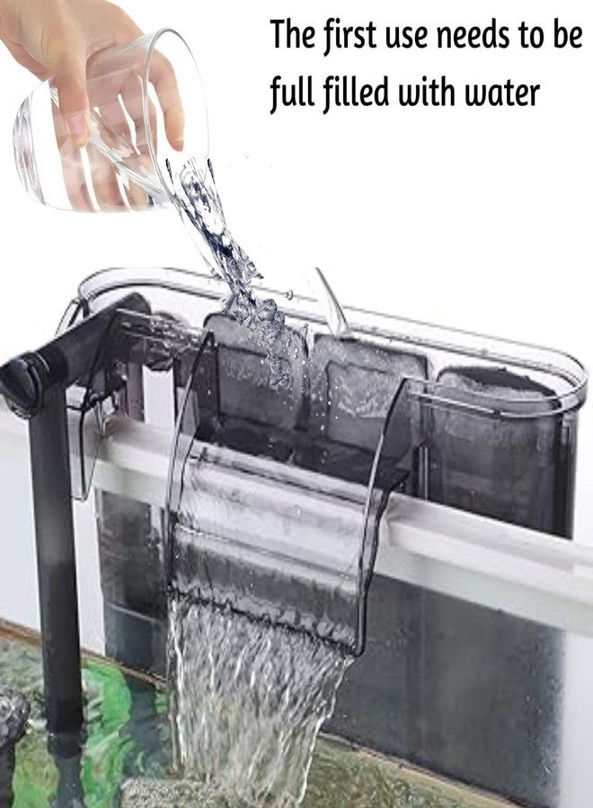 VAYINATO Sun-Sun Mini Nano Fish Tank Aquarium Hang On Filter with Skimmer (HBL-301 | 2W | 300L/H) - Image 4