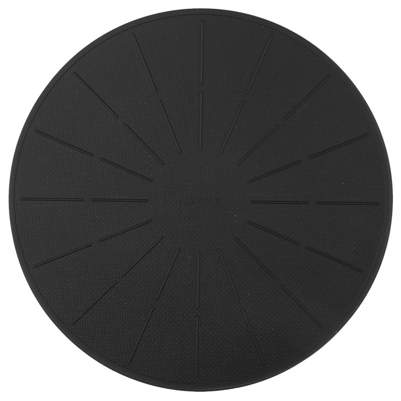 Lazy K Induction Cooktop Mat  Silicone Fiberglass Scratch Protector  for Magnetic Stove  Non Slip Pads to Prevent Pots from Sliding During Cooking_ Black 11inches