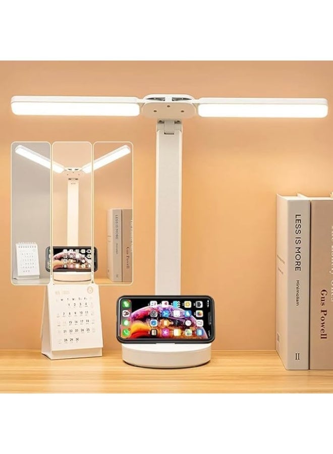 Dimmable LED Double Desk Lamp – Touch Control Table Lamp with Adjustable Brightness, 3 Color Modes for Reading, Study, Home & Office - Image 5