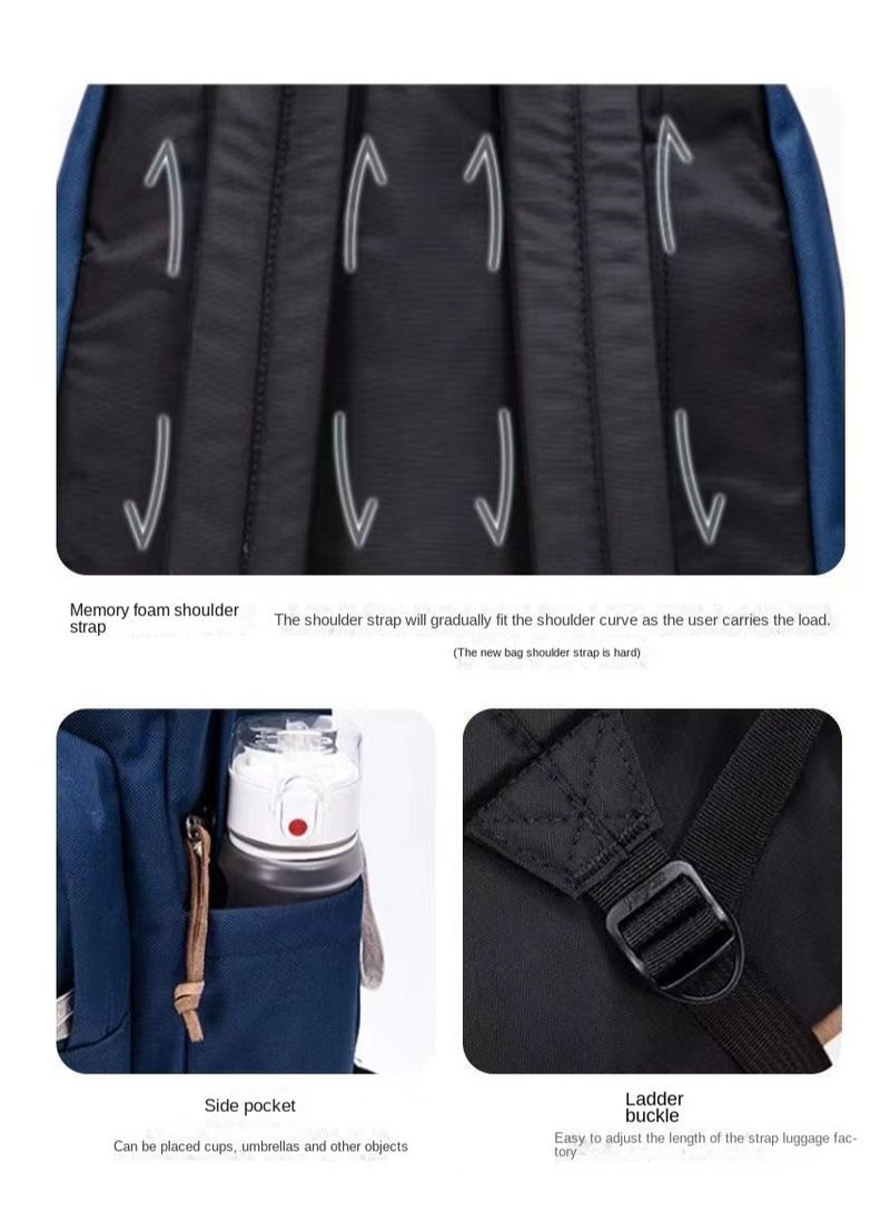 JANSPORT حقيبة ظهر JanSport Right Pack - حقيبة نهارية متينة مع حقيبة كمبيوتر محمول مبطنة مقاس 15 بوصة، وجيب رئيسي واسع لزجاجة المياه - أحمر خمري - Image 4