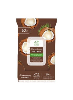 Petal fresh Ultra Moisturizing Coconut Makeup Removing Cleansing Towelettes Gentle Face Wipes Daily Cleansing Vegan And Cruelty Free 60 Count  - Image 2