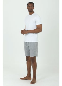 D'S DAMAT D'S Groom Waffle Shorts T-Shirt Set Gray  - Image 3