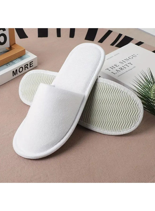 (Thickness 1 mm )20 pairs of luxury hotel slippers for single use, made of soft and comfortable materials to ensure the comfort of the feet. - Image 4