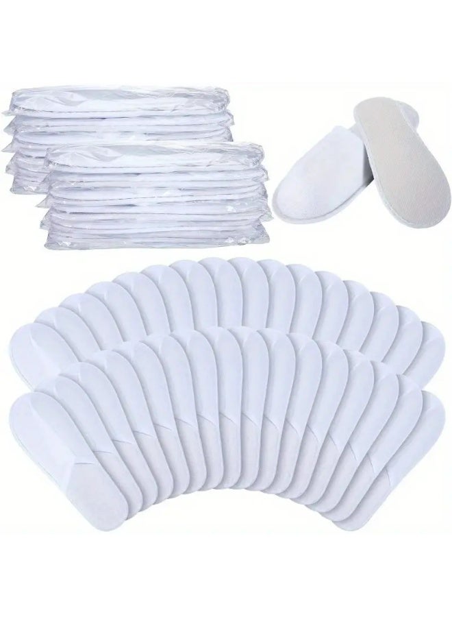 (Thickness 1 mm )20 pairs of luxury hotel slippers for single use, made of soft and comfortable materials to ensure the comfort of the feet. - Image 5