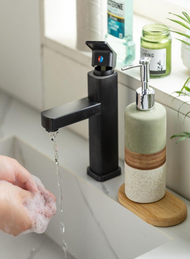 Cormomu Dish Soap Dispenser for Bathroom, Hand Soap Dispenser with Stainless Steel Pump, Includes Silicone Funnel, Non-Slip Design, Matte Finish, Kitchen Decor - Image 4