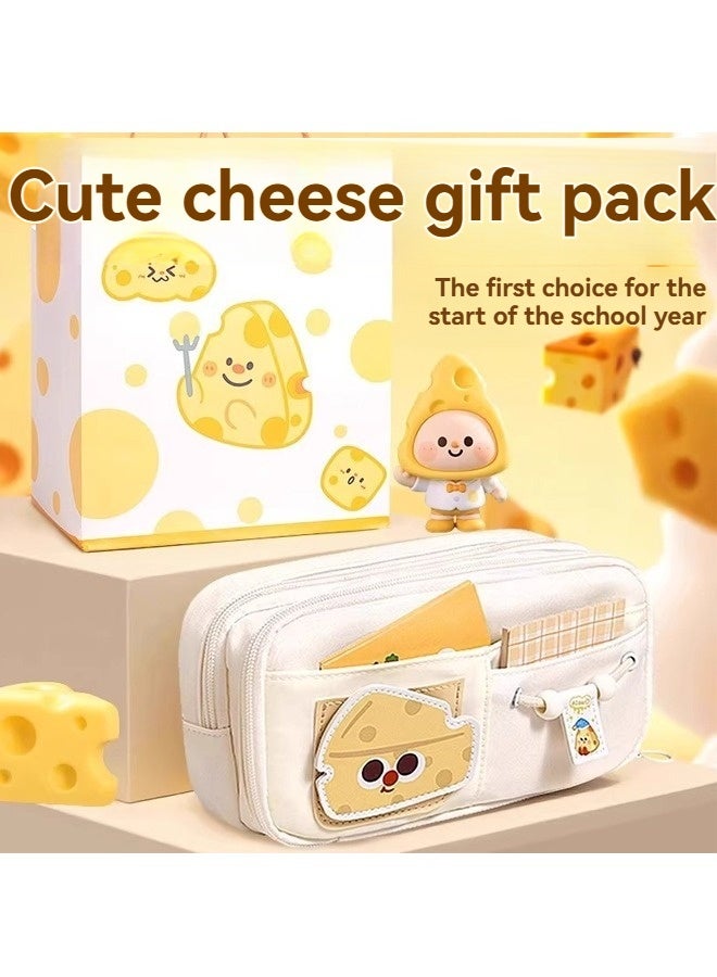 بيوينتي سعة كبيرة القلم القلم حالة, Kawaii القلم حقيبة مجموعة, 10 مقصورات القلم حقيبة مع ملصقات,لطيف مدرسة لوازم تخزين حقيبة للأطفال, - Image 5