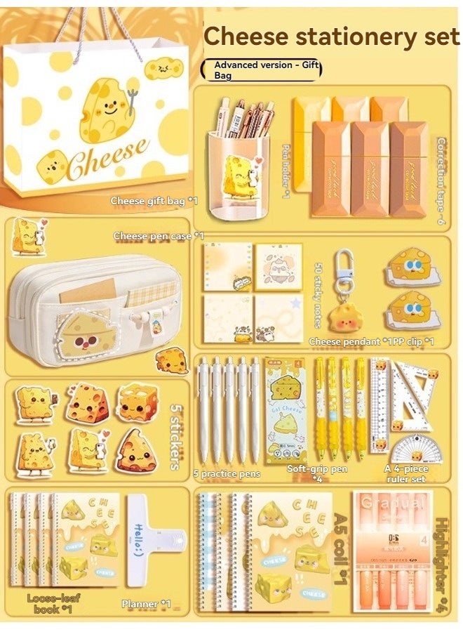 بيوينتي سعة كبيرة القلم القلم حالة, Kawaii القلم حقيبة مجموعة, 10 مقصورات القلم حقيبة مع ملصقات,لطيف مدرسة لوازم تخزين حقيبة للأطفال, - Image 1