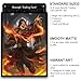 Fantasy North Cinderbones The Risen Flame 100 Smooth Matte TCG Trading Card Sleeves Fits Magic MTG Commander Pokemon and Other Card Games Playing Card Sleeves - Image 2
