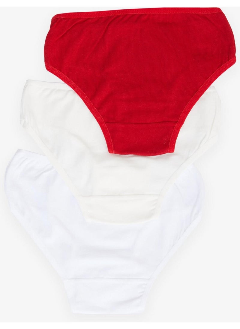 Katamino Girls Slip 3-Piece Christmas Themed Santa Claus Printed 1-10 Years Old, Mixed Colors  - Image 3