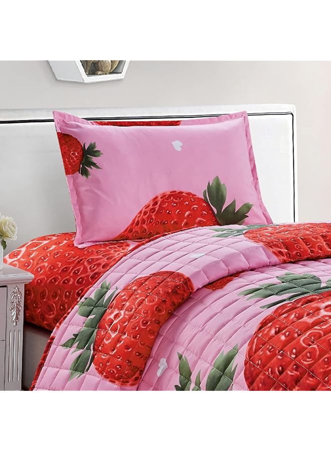 erorex Kids Compressed Comforter Set Reversible Bedding Set For Boys Soft Breathable 3Pcs Single Size 150 - Image 4