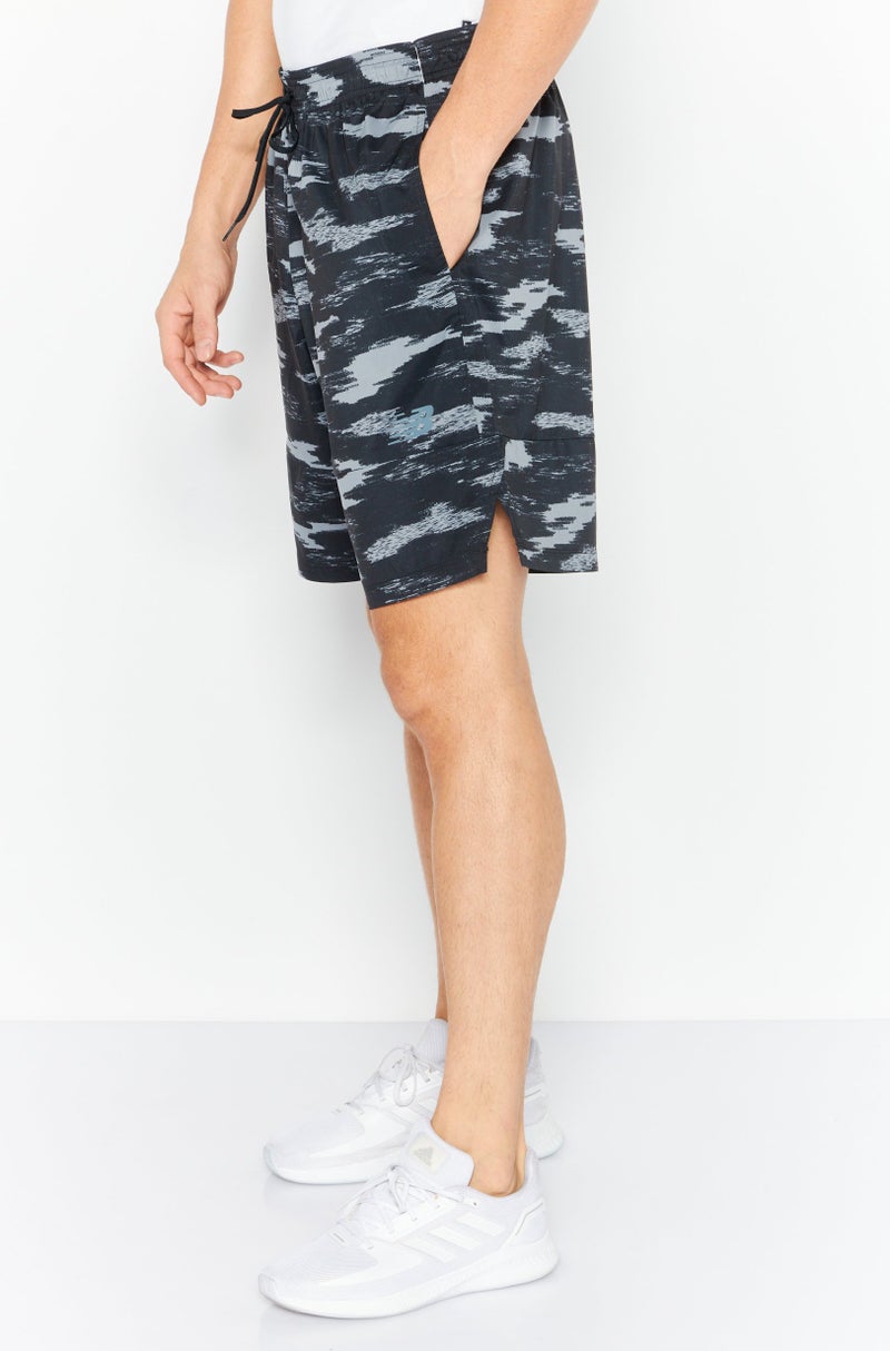 New Balance Men Sportswear Fit Camouflage Training Shorts, Multicolor  - Image 3