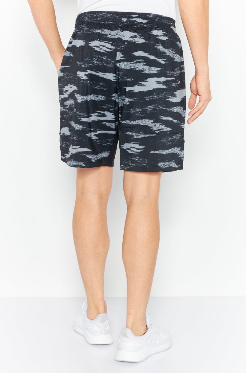 New Balance Men Sportswear Fit Camouflage Training Shorts, Multicolor  - Image 4