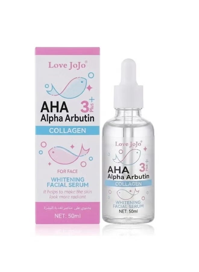 Love JoJo AHA 3 Plus + Alpha Arbutin & Collagen Facial Brightening Serum