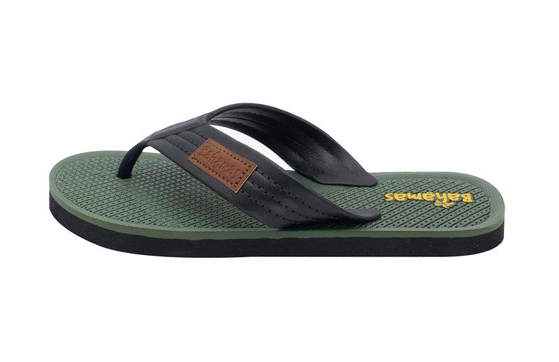 Bahamas Men Black/Olive Flip-Flops-8 UK (42 EU) (BH0108G_BKOL0008) - Image 3