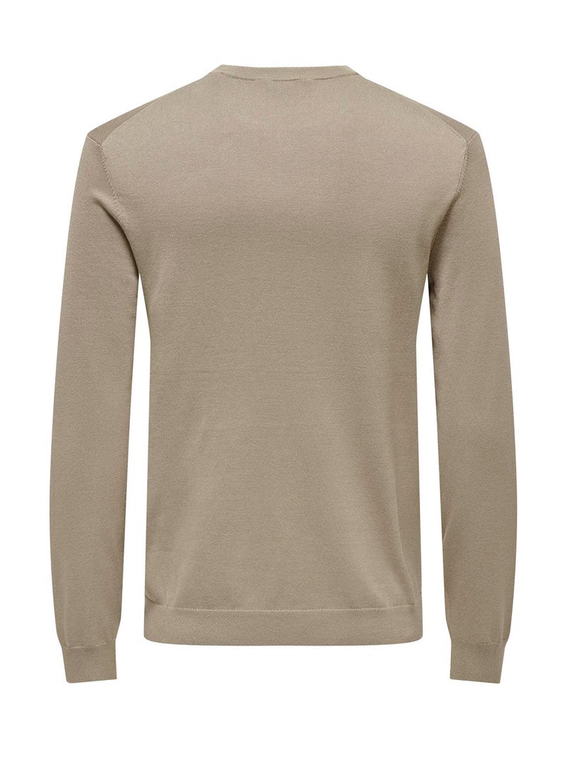 Only & Sons - Swyler Essential Crew Neck  Knited Sweatshirts - Image 1