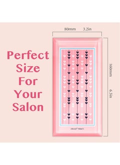 Lyon lash Glass Lash Tile & Adhesive Holder For Eyelash Extensions ; Reusable Lashes Palette 3.2"X6.3"X0.4" For Classic & Volume Lashing ; Eyelash Extension Supplies  - Image 5