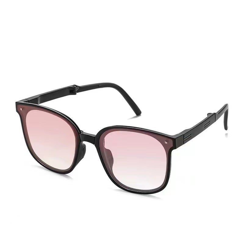 Generic New Foldable Polarized Sunglasses Women UV Protection980 powder (nose pad silicone air cushion) 980 powder (nose pad silicone air cushion) 