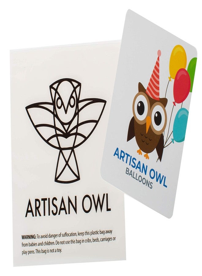 Artisan Owl Galloping Horse Jumbo 40" Foil Party Balloon by Anagram - Image 2