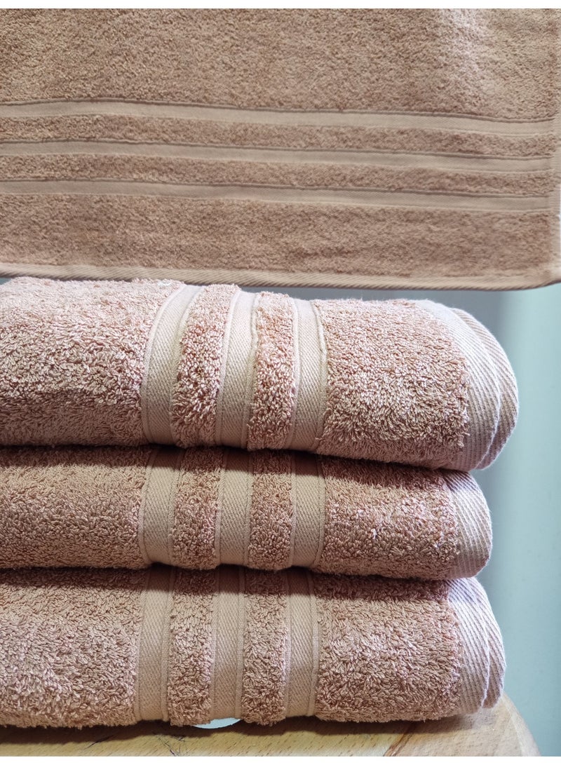 تى ام هوم فوطة جكار فاخرة من TM HOME  مقاس كبير 120×60 – وزن 750 جرام – قطن مصري طبيعي 100% فائق الامتصاص – بجودة فندقية عالمية - Image 1
