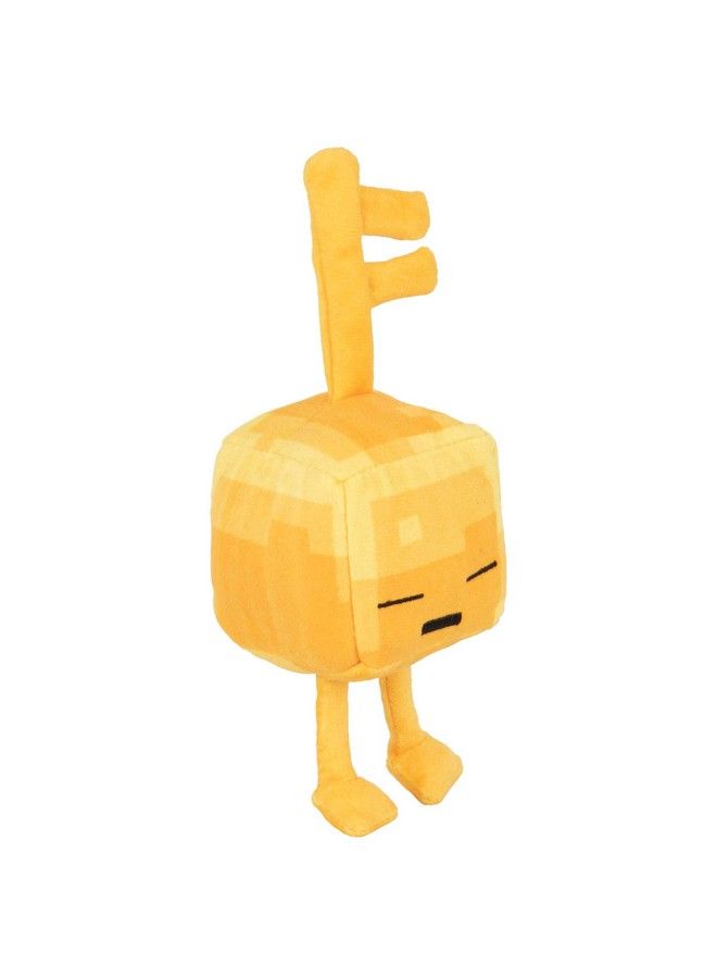 JINX Minecraft Dungeons Mini Crafter Gold Sleeping Key Golem Plush Stuffed Toy, Gold, 4.5" Tall - Image 1