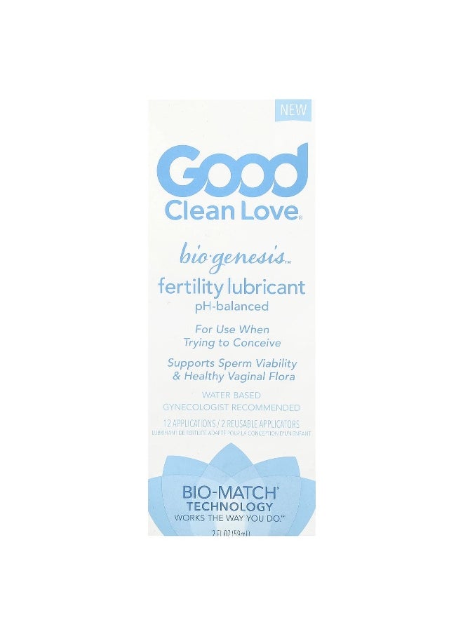 Good Clean Love Good Clean Love, BioGenesis™, Fertility Lubricant, 2 fl oz (59 ml)  - Image 2