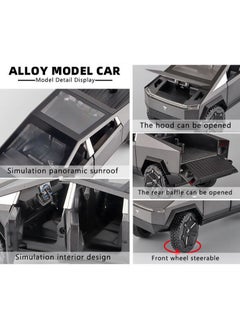لعبة Cybertruck بمقياس 1:24 مصنوعة من المعدن المصبوب مع دراجة Cyber ​​رباعية الدفع قابلة للفصل - سحب للخلف والانطلاق، وأضواء، وأصوات، وميزات فتح متعددة! - pzsku/Z0B032220CF935B7AEE02Z/45/_/1723657395/5ab9abe7-7583-4e6d-95bb-eb84941bf177