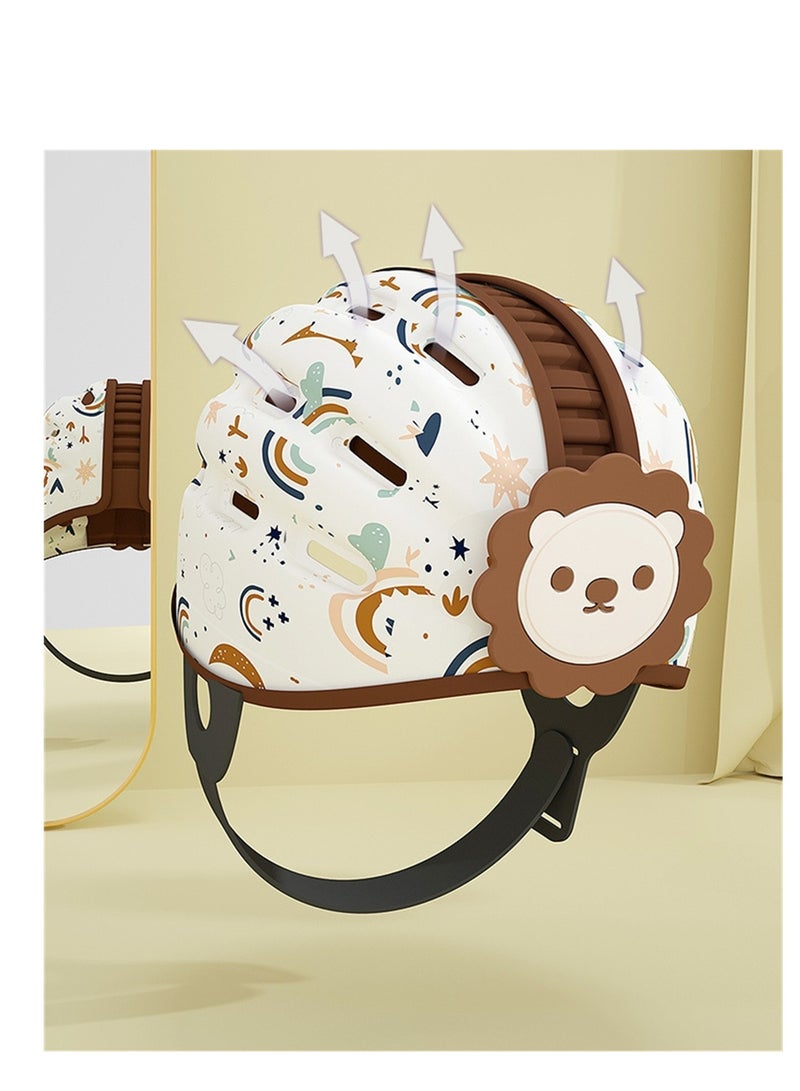 Toddler learning to walk anti-collision hat Baby anti-fall hat Baby safety hat Children learning to walk safety helmet Head protection cap  - Image 2