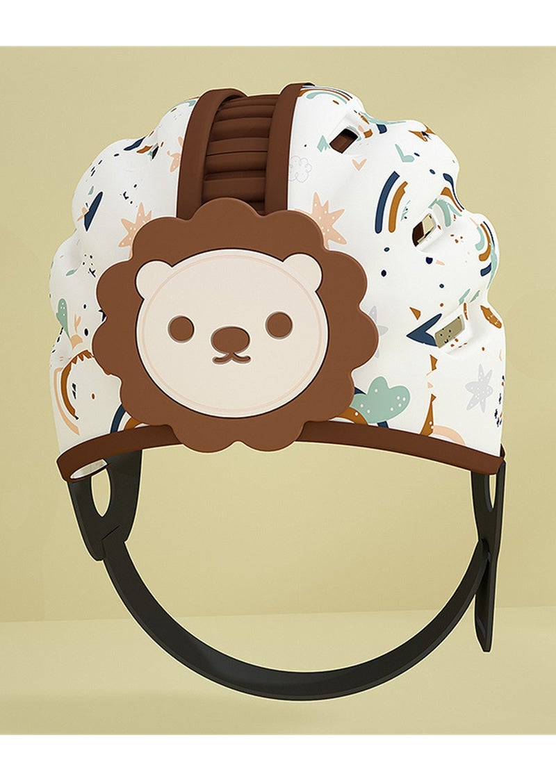 Toddler learning to walk anti-collision hat Baby anti-fall hat Baby safety hat Children learning to walk safety helmet Head protection cap  - Image 3