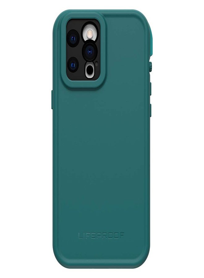 لايف بروف جراب LifeProof FRĒ Series لهاتف iPhone 12 Pro Max - FRĒE DIVER (أعماق المحيط/أزرق طاووسي)، مقاوم للماء بمعيار IP68، مزود بواقي شاشة مدمج، وحماية لغطاء المنفذ، يُثبت على MagSafe - Image 3